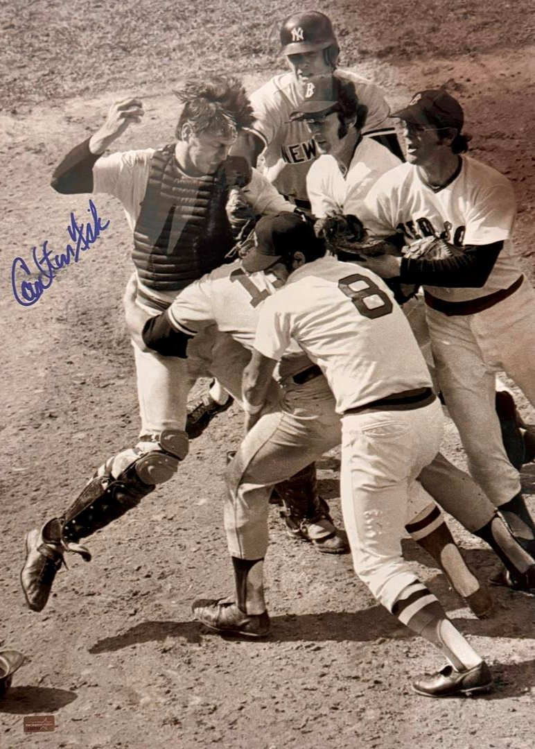 Carlton Fisk Signed 16x20 Photo Boston Red Sox - NEP COA